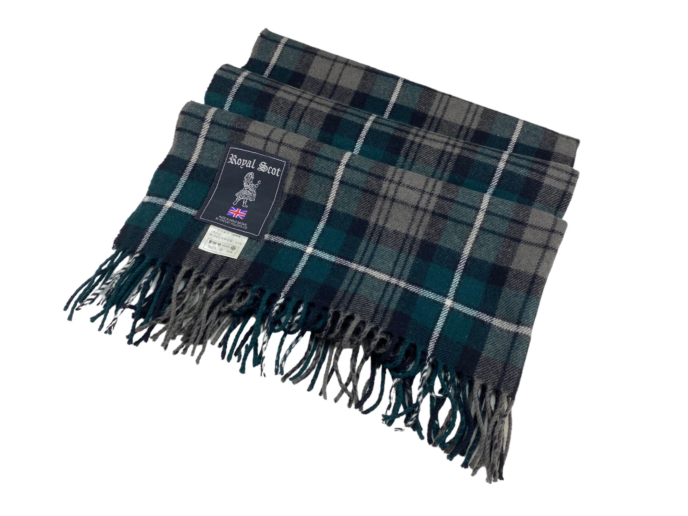 Vintage Vintage Royal Scot Checkered Wool Scarf - Made in Scotland Size ONE SIZE - 3 Thumbnail
