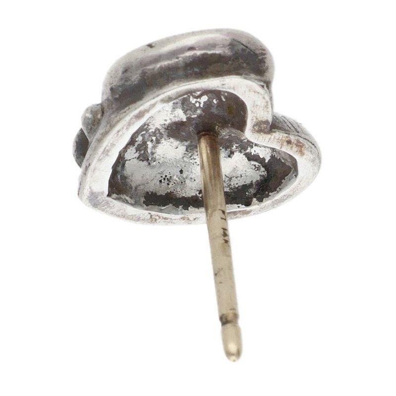 Chrome Hearts Chrome Hearts Heart Stud Silver Earring Size ONE SIZE - 3 Thumbnail