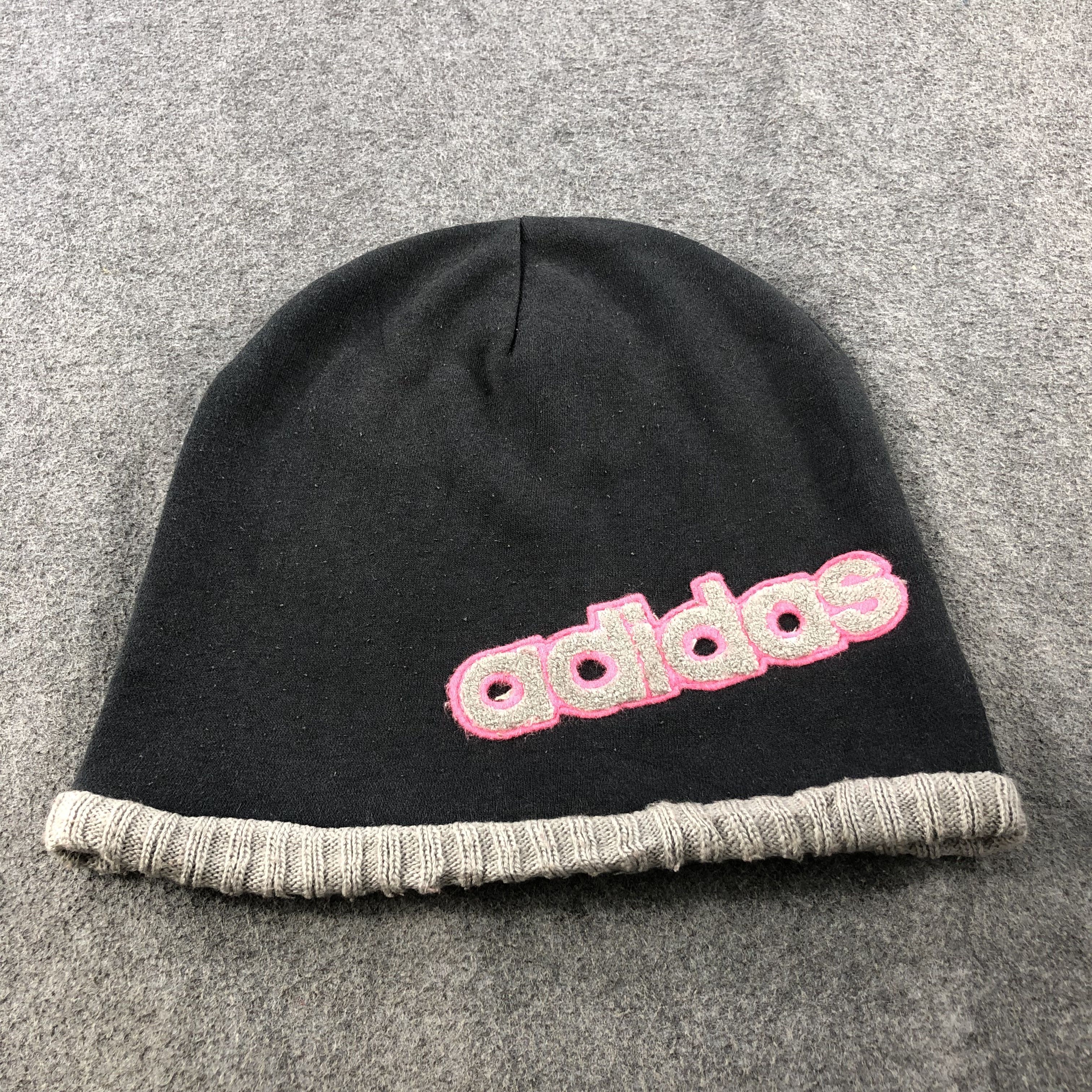 Vintage Adidas Reversible Beanie Snowcap Snow Hat B225 Size ONE SIZE - 3 Thumbnail