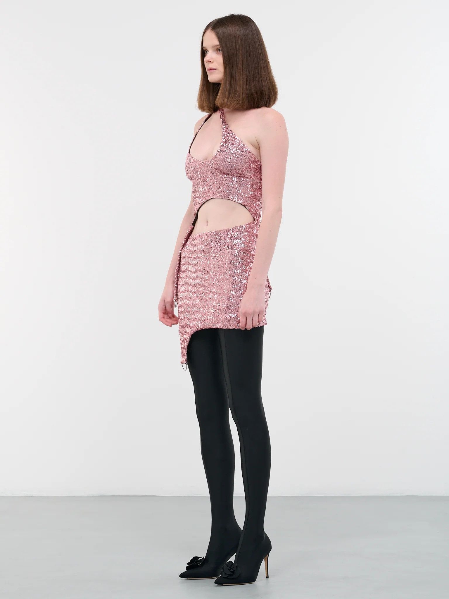 Ambush Design $1030 Ambush Sequin Asymmetric Mini Dress Size S / US 4 / IT 40 - 2 Thumbnail