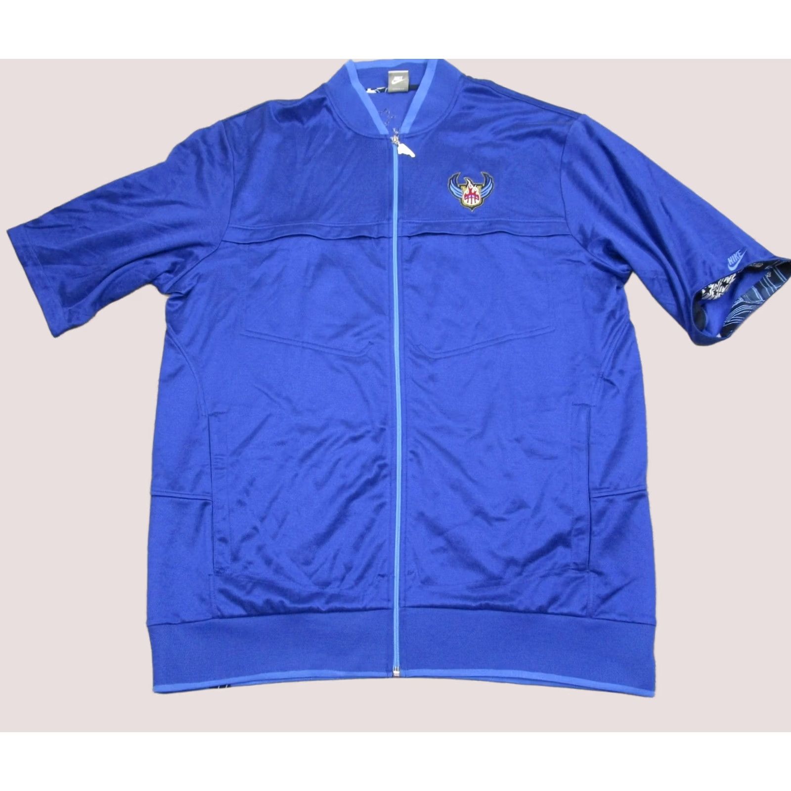 Nike VINTAGE Nike Jacket Mens 2XL Blue Full Zip Hooded? [Note: The original title does not mention hood; cannot add] Size US XXL / EU 58 / 5 - 1 Thumbnail