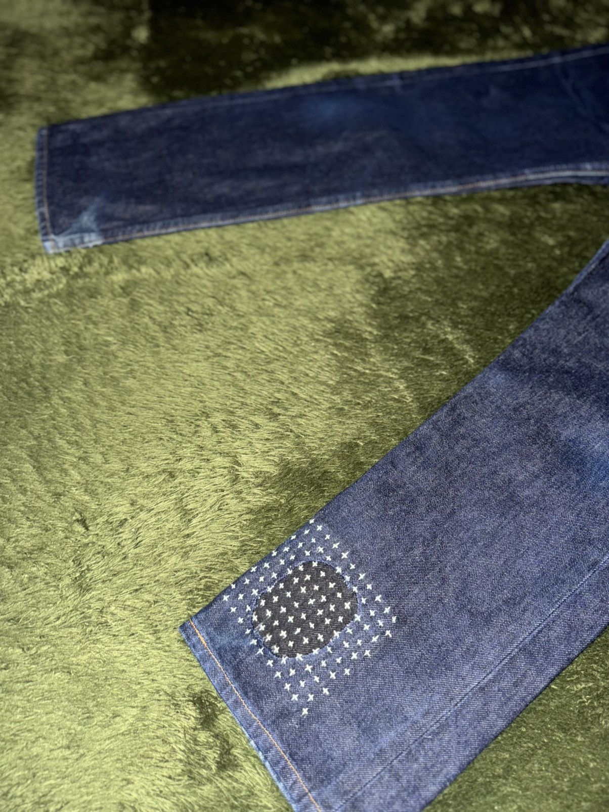 Levi's [30×36] Levi’s 501XX MADE IN USA Sashiko Custom Denim Pants Size US 30 / EU 46 - 7 Thumbnail
