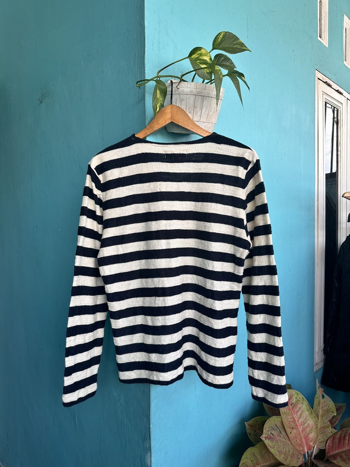 In The Attic In The Attic Homme Pattern Stripe Knit Size L / US 10 / IT 46 - 2 Thumbnail
