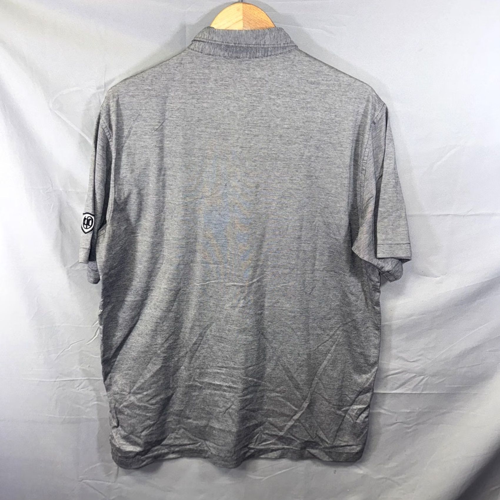 Peter Millar Peter Millar Polo Shirt Mens L Gray Nanoluxe 100% Cotton Golf Embroidered Size US L / EU 52-54 / 3 - 2 Thumbnail