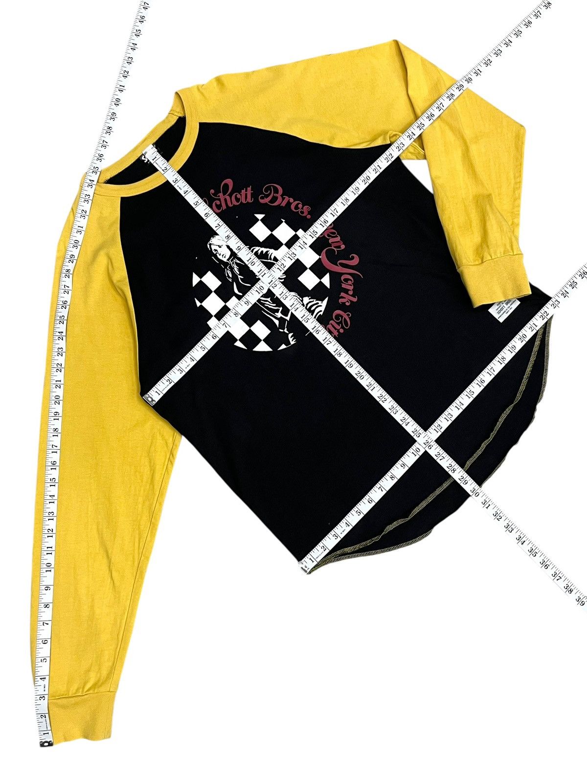 Schott Schott NYC Iconic Girl Graphic Raglan - Hysteric Glamour Era Size US XL / EU 56 / 4 - 9 Thumbnail