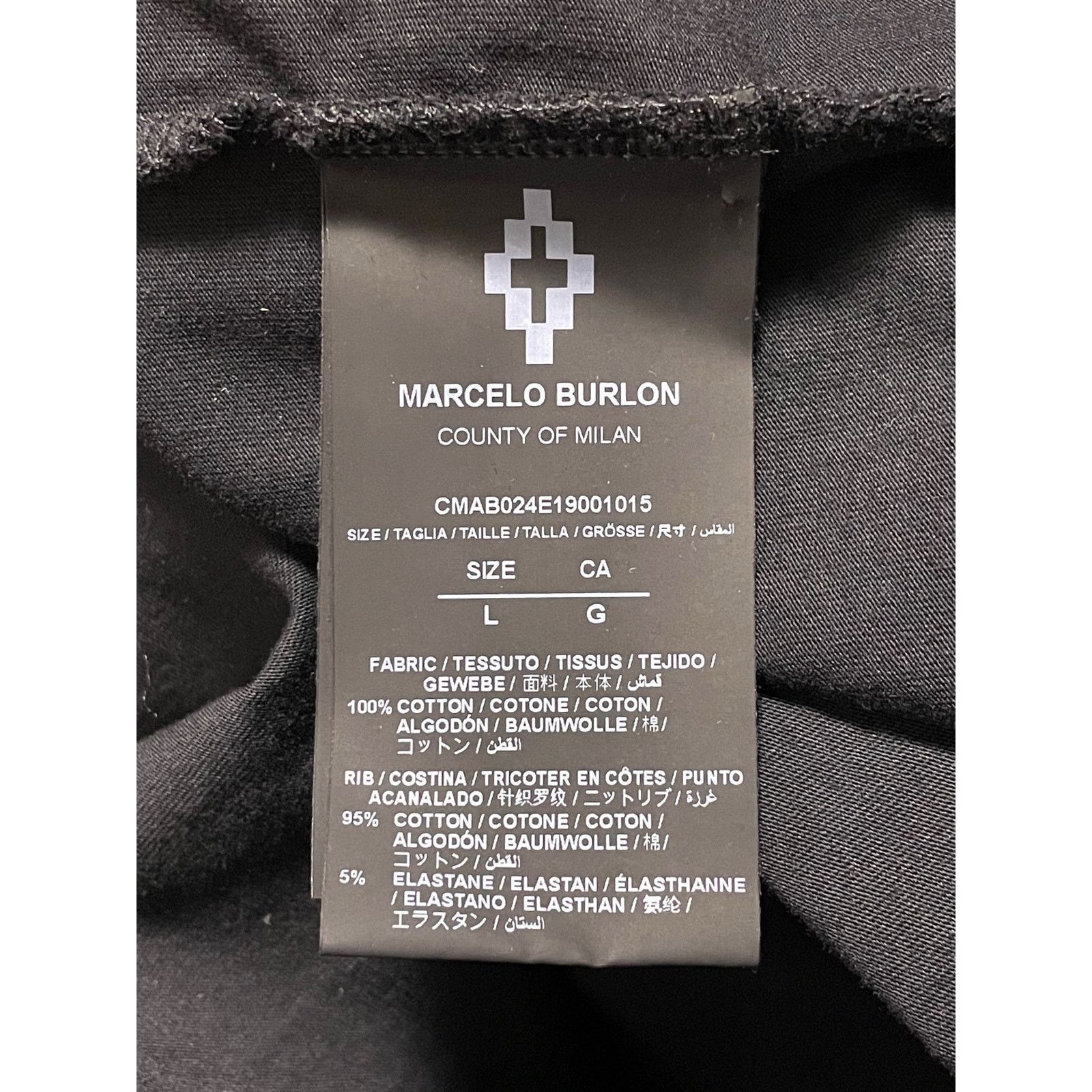 Marcelo Burlon Marcelo Burlon County of Milan Long Sleeve Graphic Shirt Size US L / EU 52-54 / 3 - 6 Thumbnail