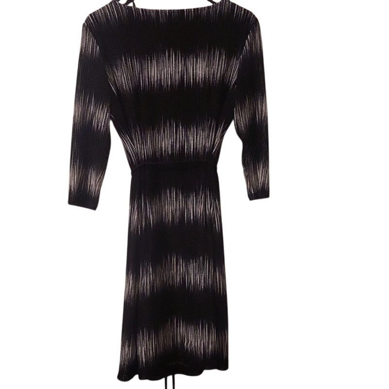 Other Studio One Black Dress Size 8 Midi Style with 3/4 Sleeves Size M / US 6-8 / IT 42-44 - 9 Thumbnail
