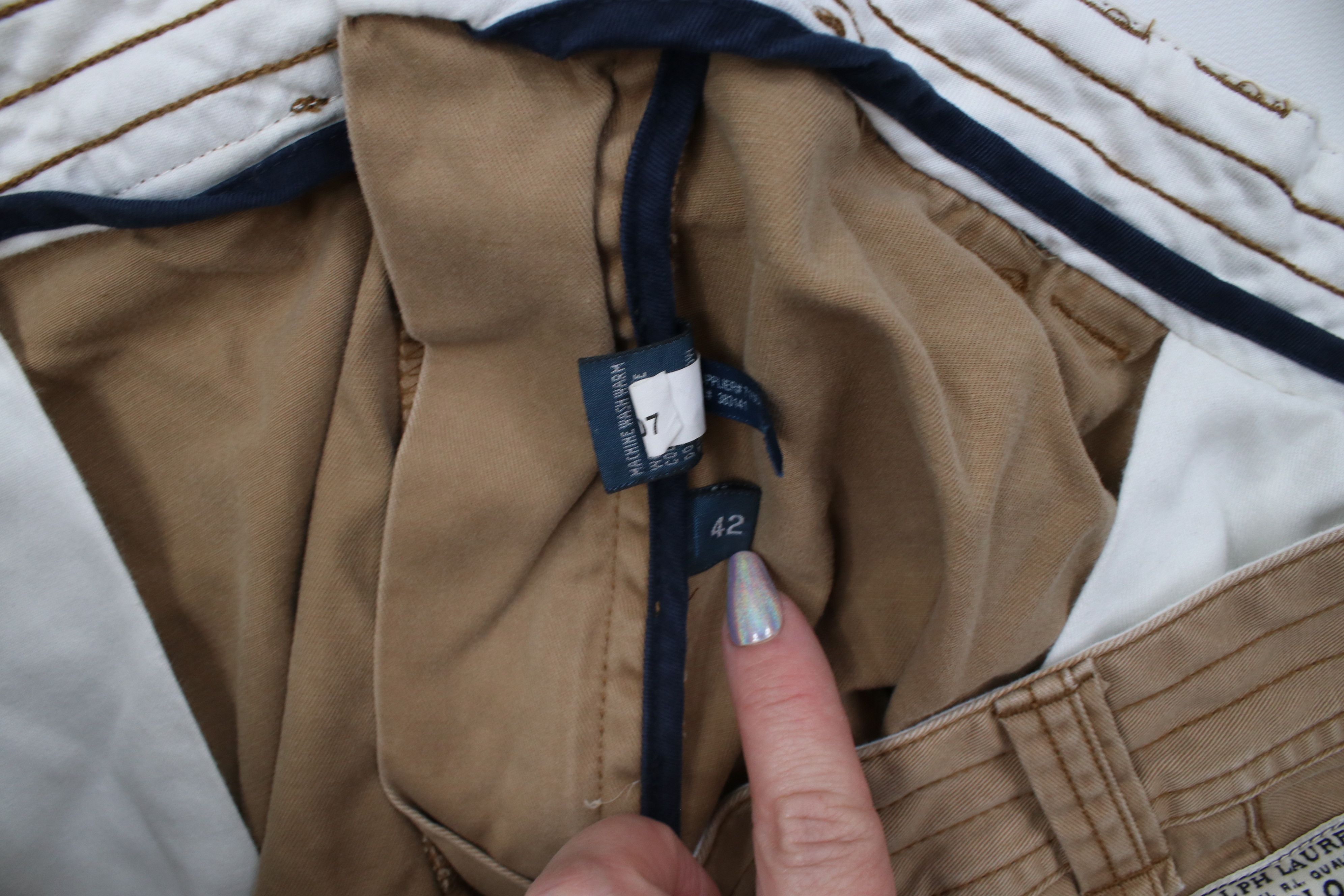 Polo Ralph Lauren Vintage 90s Ralph Lauren Surplus Cargo Shorts Brown Size US 42 / EU 58 - 8 Thumbnail