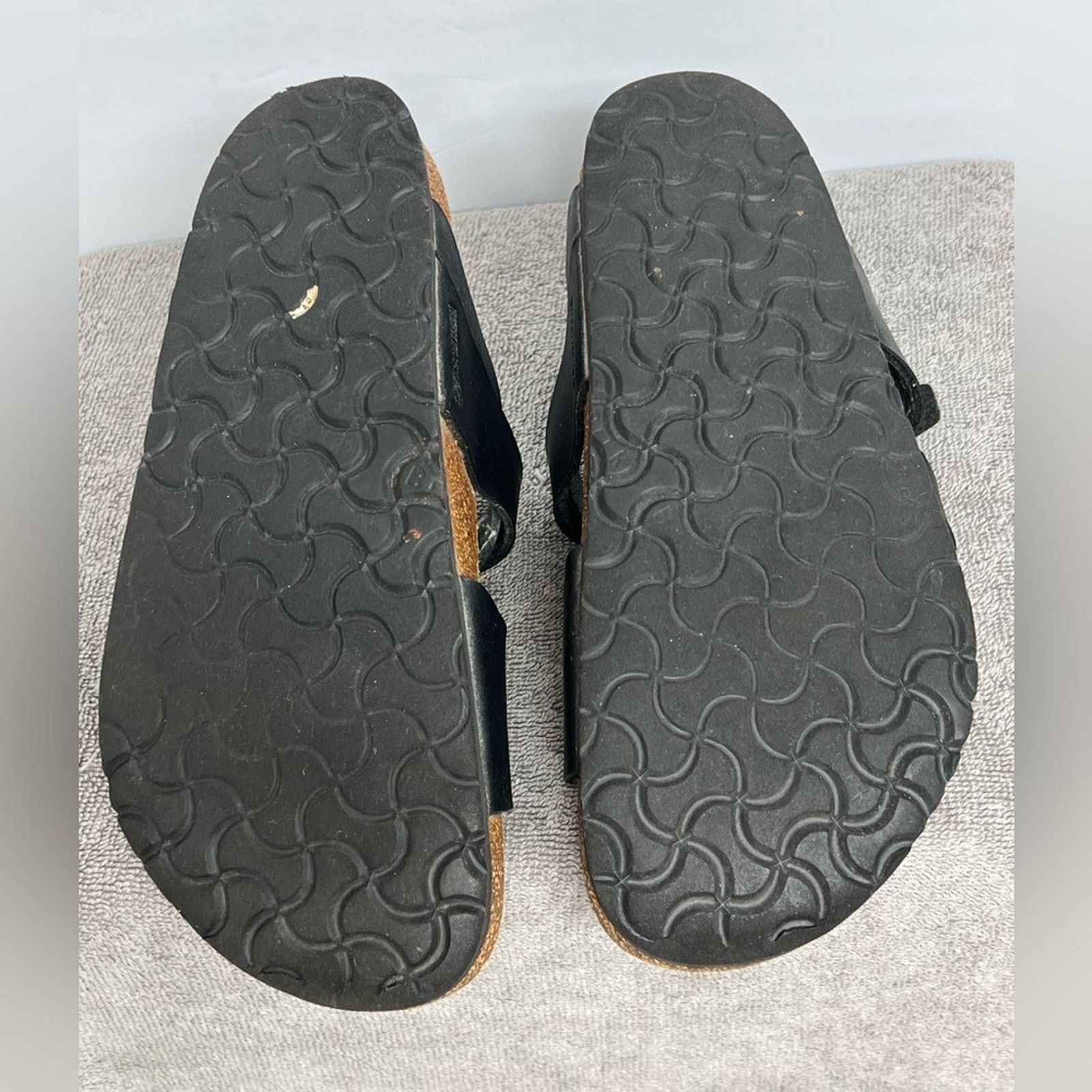 Birkenstock Birkenstock Franca EU 39 US 8/8.5 Oiled Leather Black Suede Size US 8 / IT 38 - 9 Thumbnail