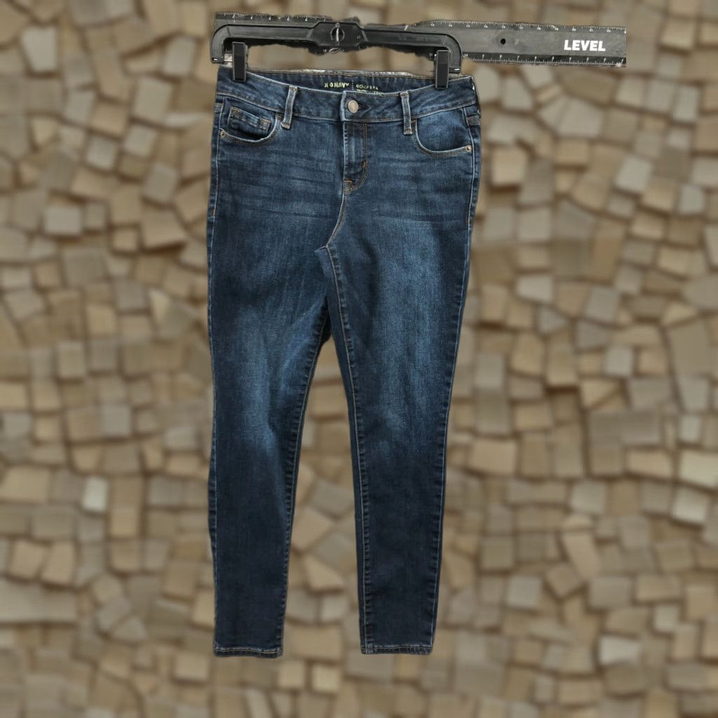 Old Navy Old Navy Skinny Jeans Size 6 Short Womens Blue Denim Regular Rise 5-Pocket Style Slim Size 28" / US 6 / IT 42 - 1 Thumbnail