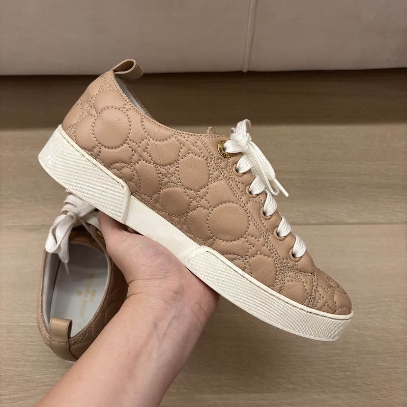Louis Vuitton Louis Vuitton Pink Embroidered Low-top Sneakers - Size US 6.5 / EU 39-40 - 6 Thumbnail
