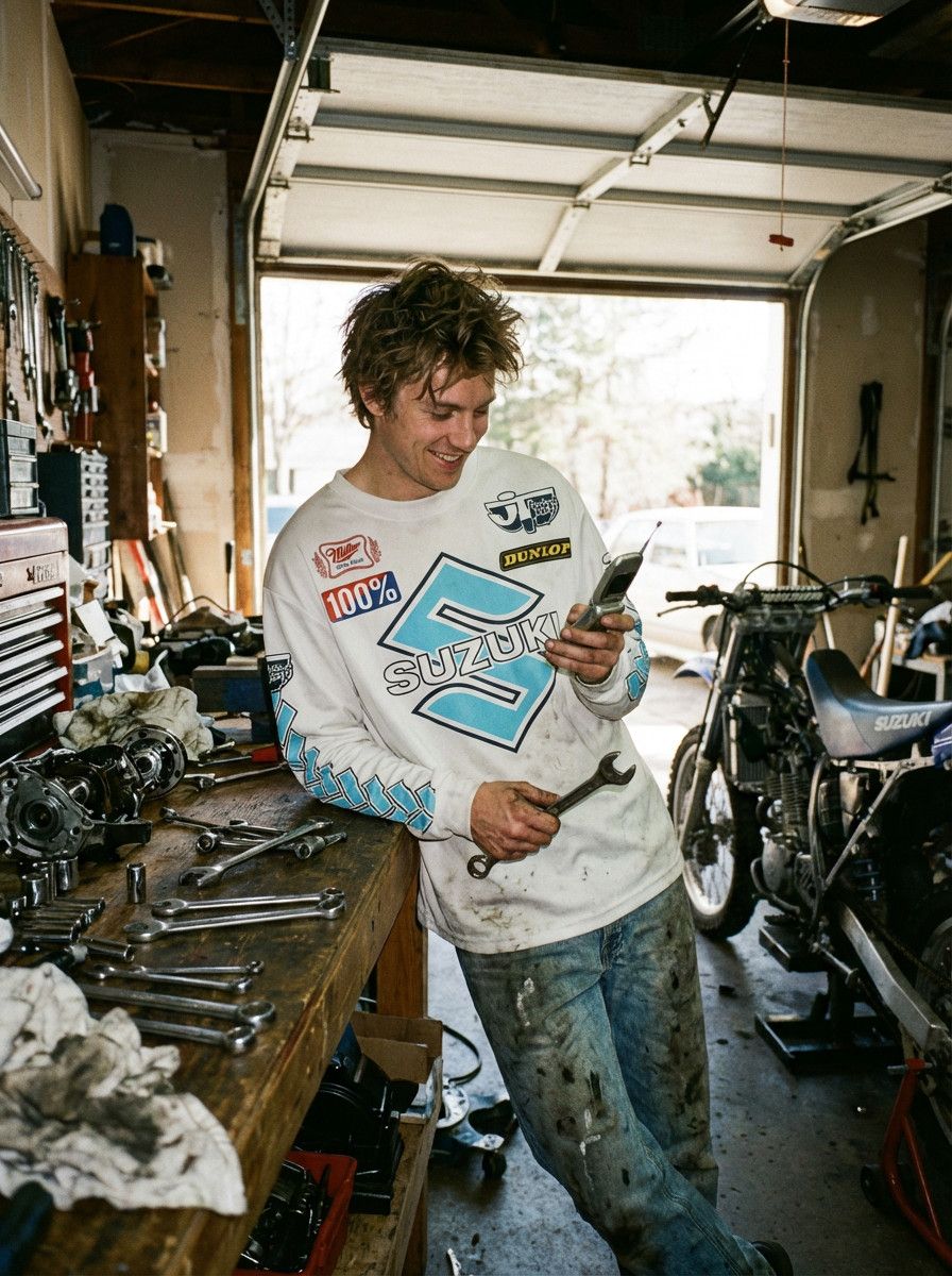 Suzuki Motocross Racing Oversized Jersey
