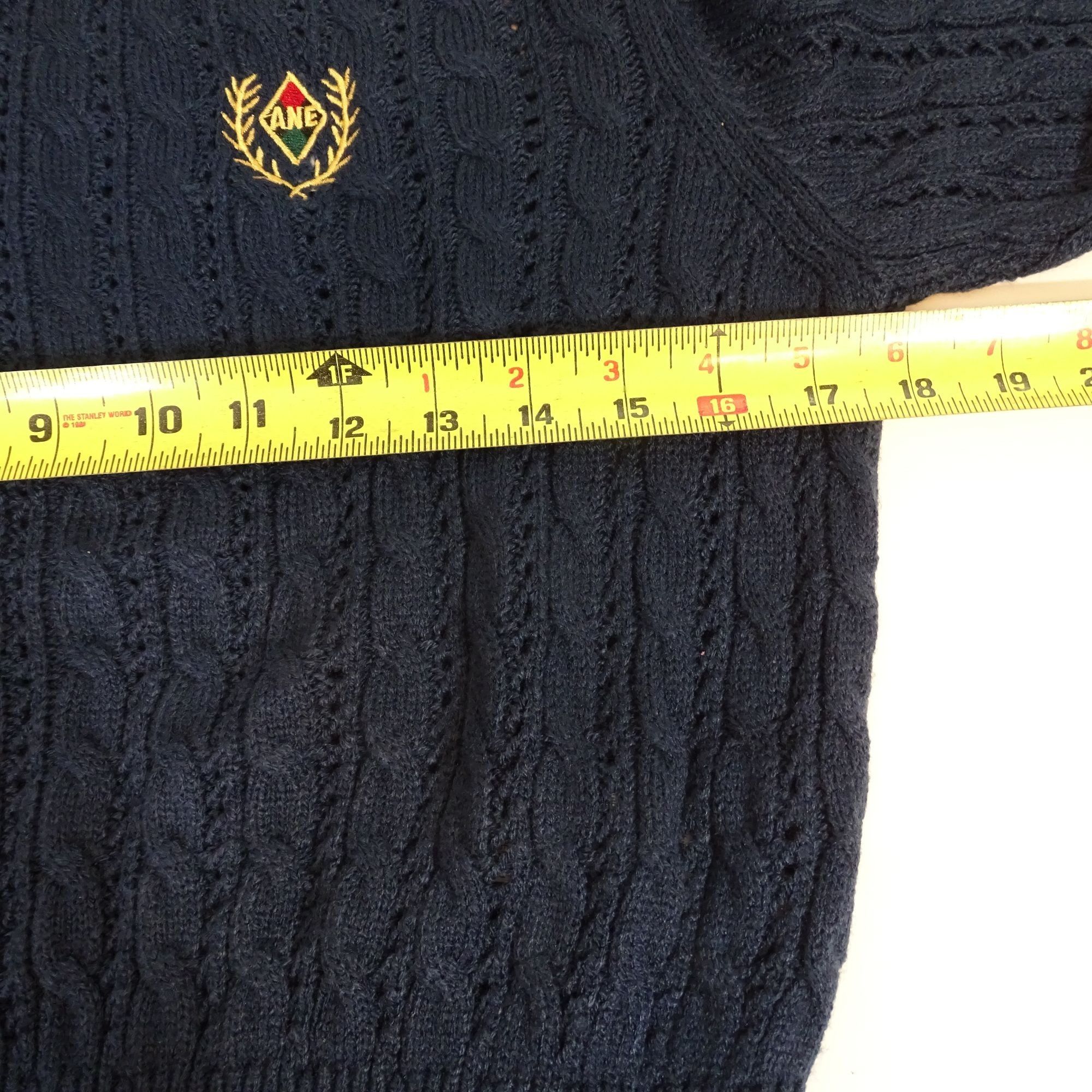 Other Dazy Women Navy Blue Cable Knit Pullover Sweater Size S Size S / US 4 / IT 40 - 8 Thumbnail