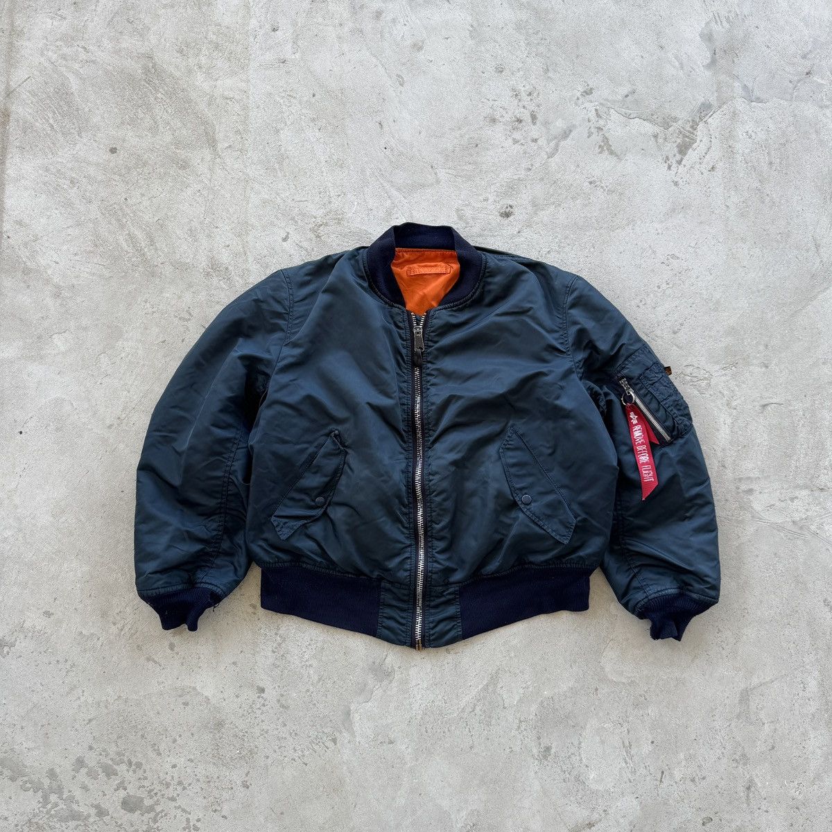 Alpha Industries 90s Alpha Industries Intermediate Baggy Bomber Jacket Y2K Size US XL / EU 56 / 4 - 1 Thumbnail