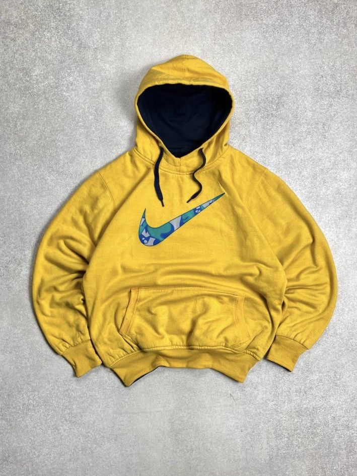 Other Vintage Nike Swoosh Reversible Boxy Hoodie Y2K M Size US M / EU 48-50 / 2 - 1 Thumbnail
