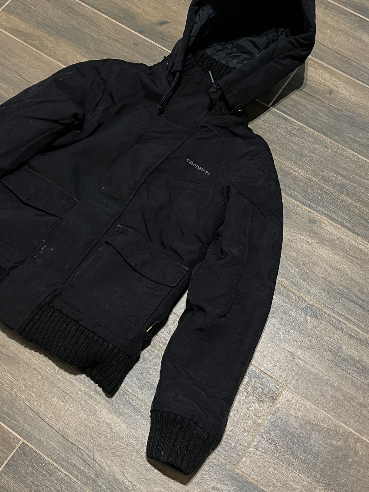 Carhartt × Vintage Vintage Carhartt Ranger Black Cordura Hooded Jacket Size US XS / EU 42 / 0 - 2 Thumbnail