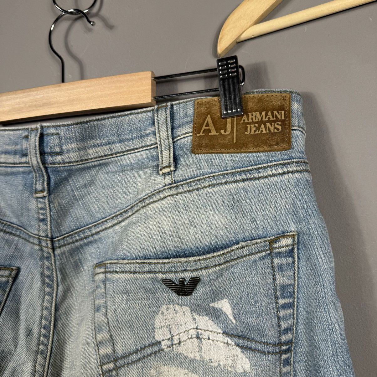 Armani Vintage Armani Jeans AJ Shorts Size US 33 - 13 Thumbnail