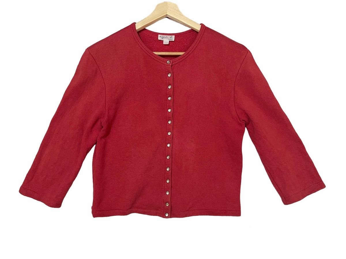 Designer × Vintage × agnes b. Vintage 90s AGNES B. Crewneck Sweatshirt Size Size S / US 4 / IT 40 - 1 Thumbnail