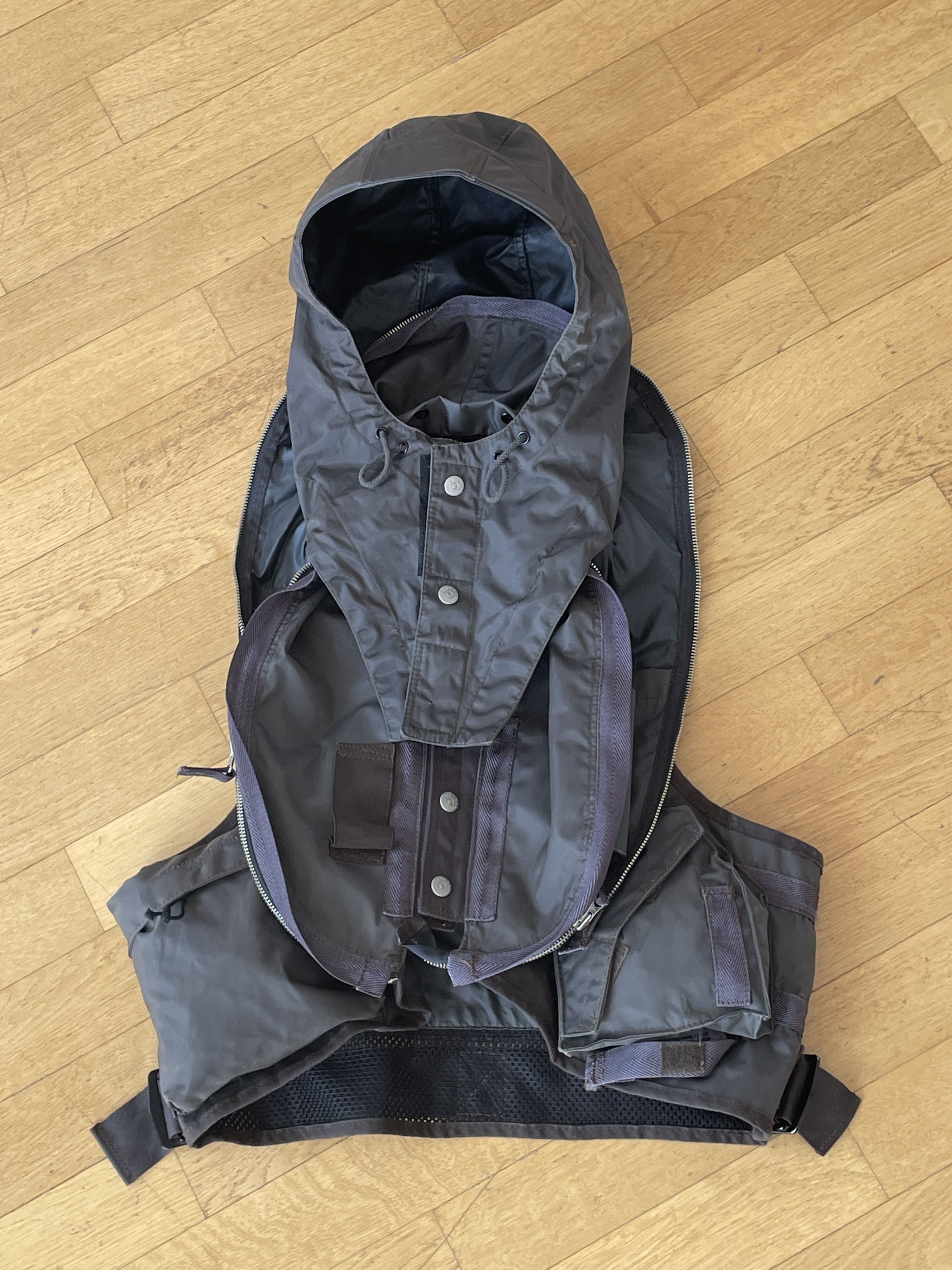 Stone Island STONE ISLAND HEAT REACTIVE hooded jacket blue