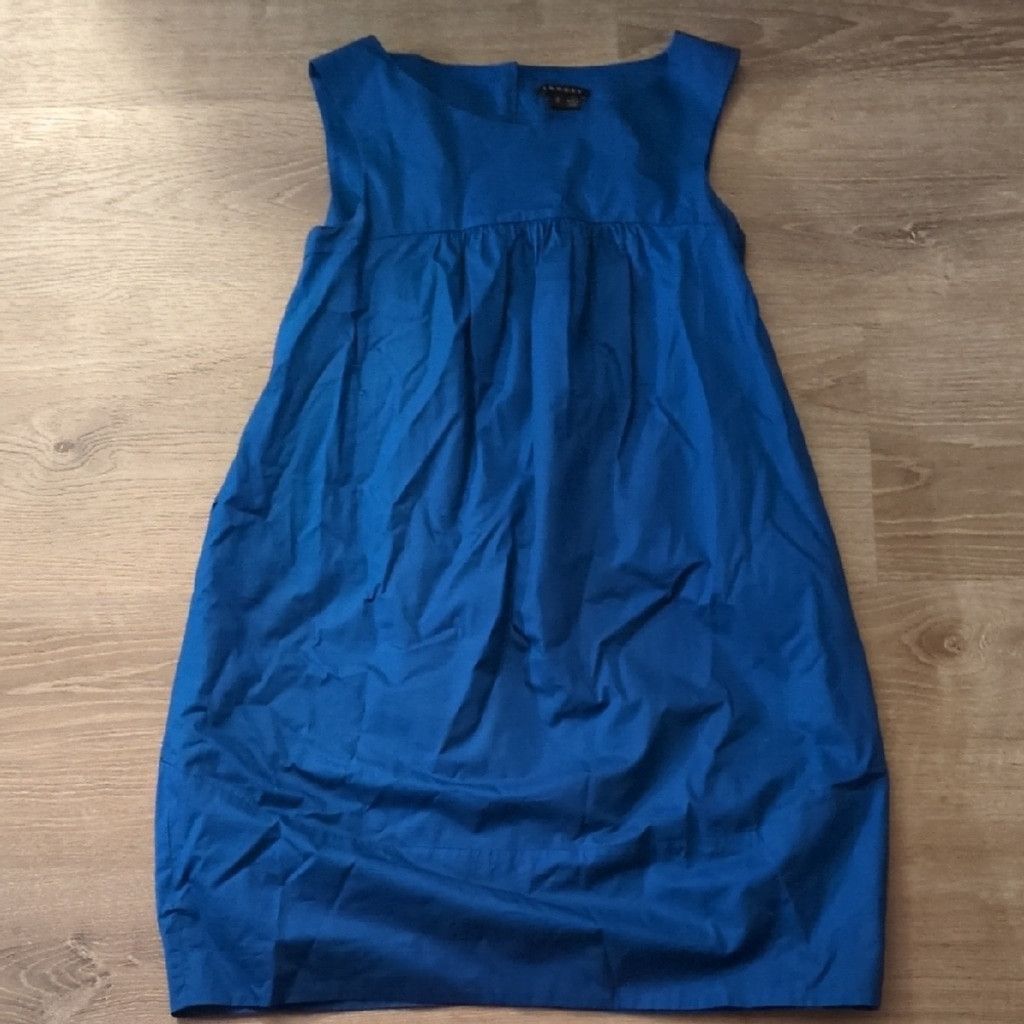 Theory Blue Kadie Mini Cocktail Dress Size 0