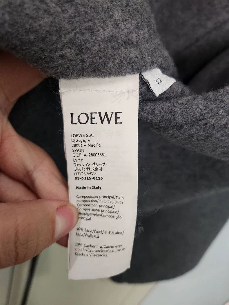 Loewe Loewe Grey woolen tweed short coat Size XS / US 0-2 / IT 36-38 - 5 Thumbnail