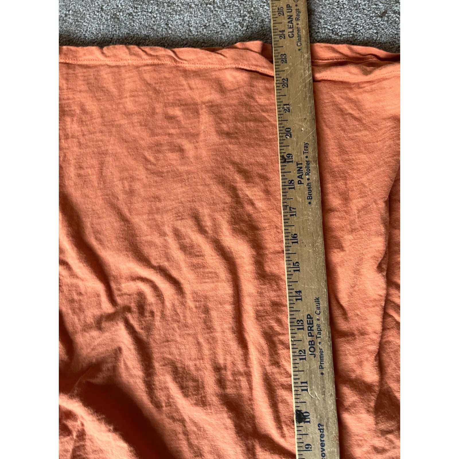 Jones New York Jones New York Signature Women's T-Shirt Short Sleeve V-Neck Orange 3X Plus Size Size XXL / US 16-18 / IT 52-54 - 5 Thumbnail