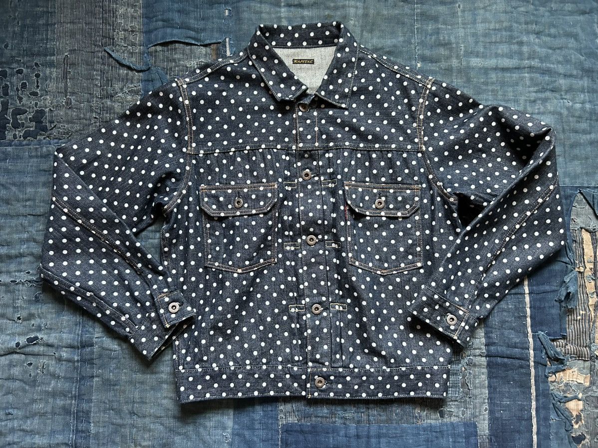 Kapital Kapital dotted dots denim 2nd jacket Size US L / EU 52-54 / 3 - 1 Thumbnail