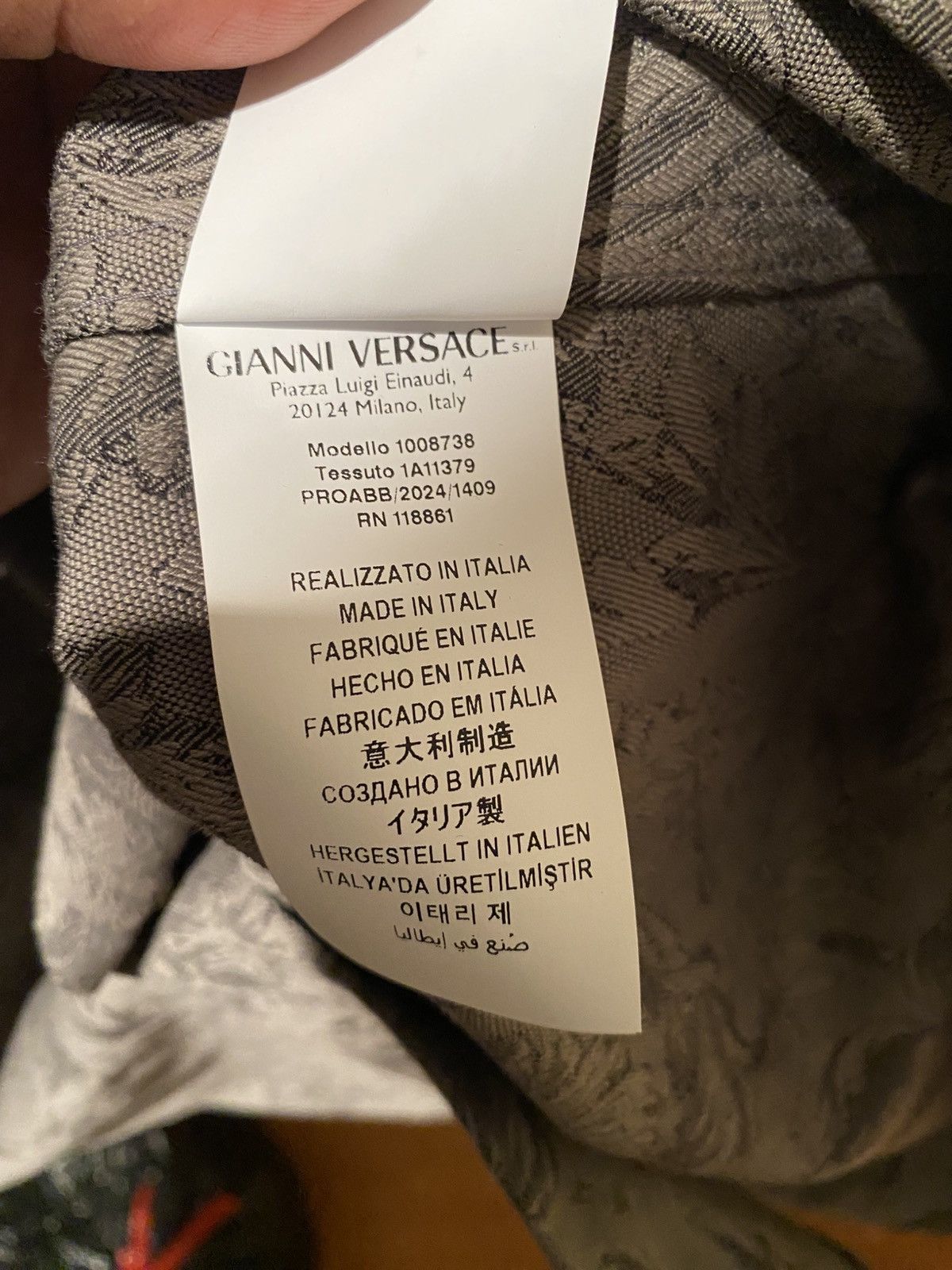 Versace Versace Blouson Barrocco Jacquard shirt Size US M / EU 48-50 / 2 - 7 Thumbnail