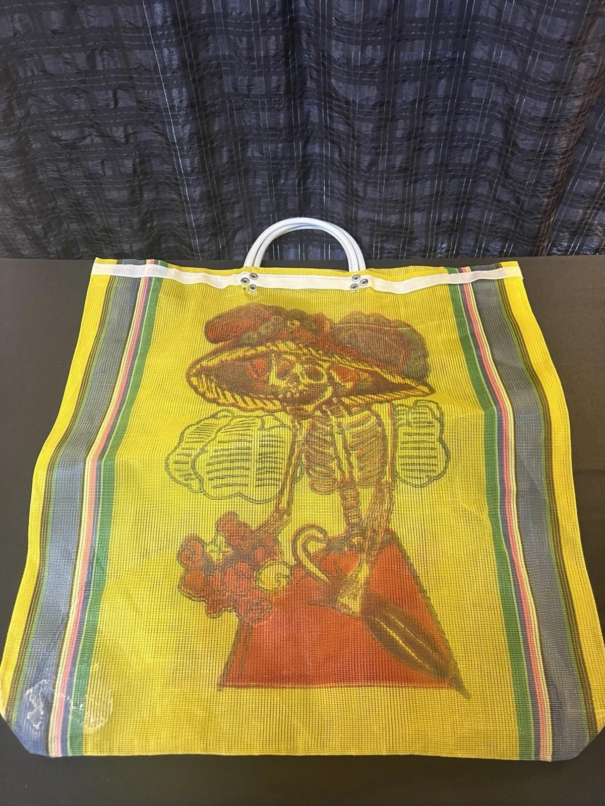 Other Vintage Mesh Halloween Mesh Bag Victorian Skeleton Size ONE SIZE - 1 Thumbnail