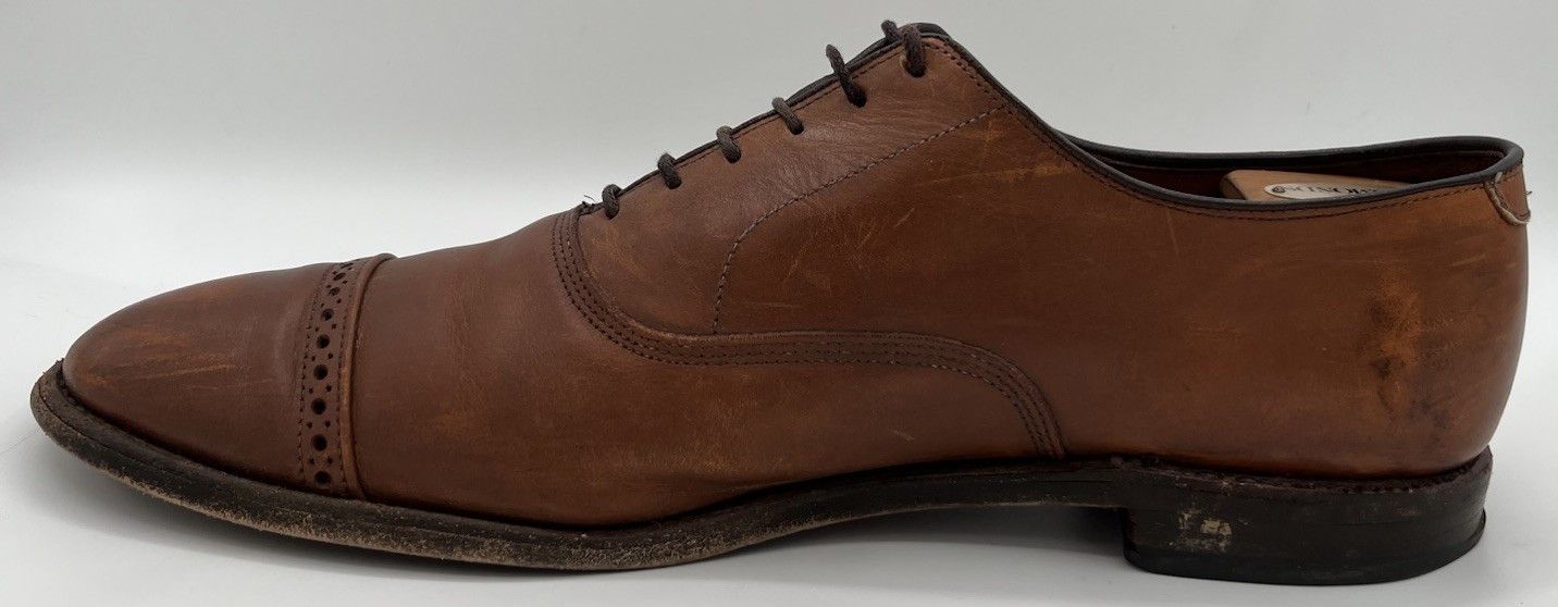 Allen Edmonds Allen Edmonds "FIFTH AVENUE" Leather Cap-Toe Oxfords Sz 14B Size US 14 / EU 47 - 7 Thumbnail