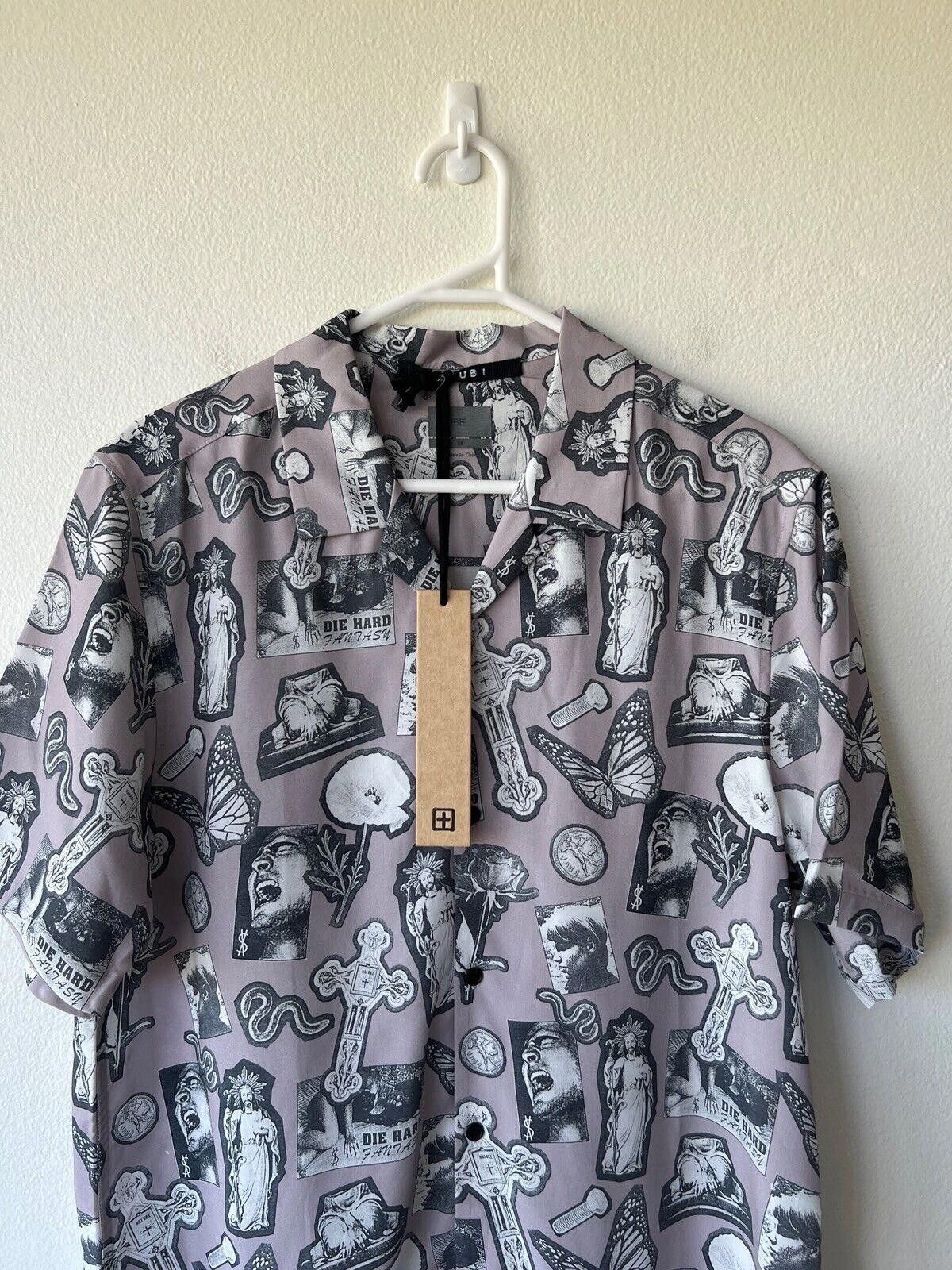 Ksubi new ksubi medium m shirt top resort kut out silt mauve black Size US M / EU 48-50 / 2 - 2 Thumbnail