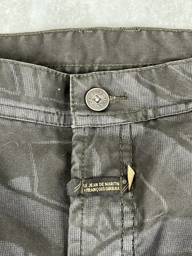 Marithe + Francois Girbaud 2000s Marithé + François Girbaud Brown Nylon Tattoo Large Pants Size US 34 / EU 50 - 9 Thumbnail