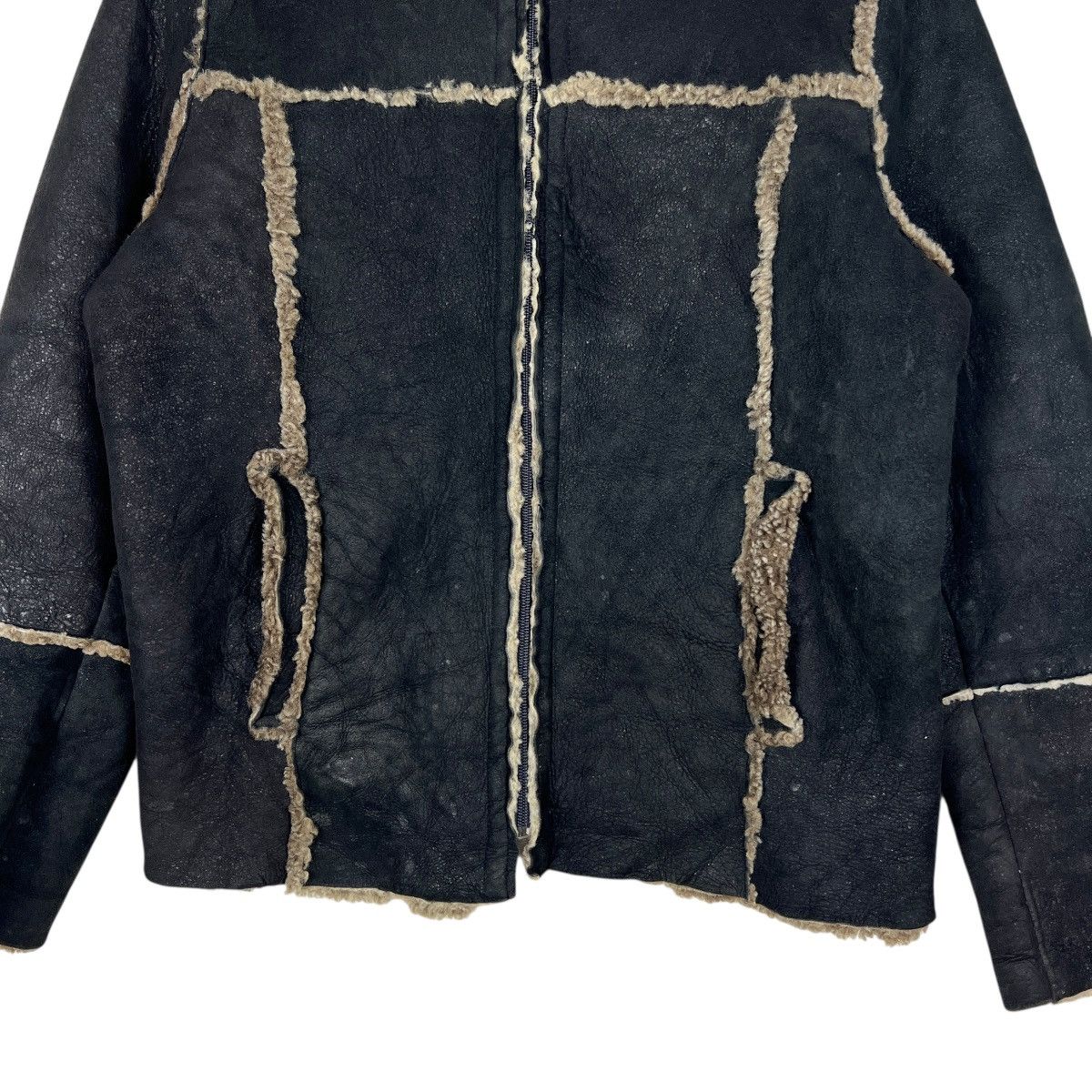 Tornado Mart 🔥 Tornado Mart Leather Shearling Jacket Size US M / EU 48-50 / 2 - 6 Thumbnail