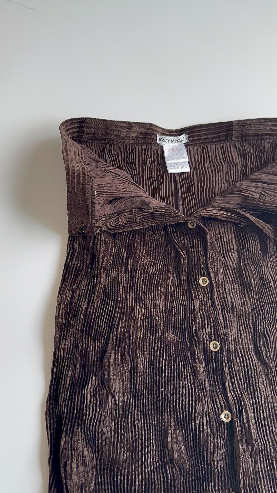 Issey Miyake ISSEY MIYAKE Folding button dress| Size 28" / US 6 / IT 42 - 8 Thumbnail