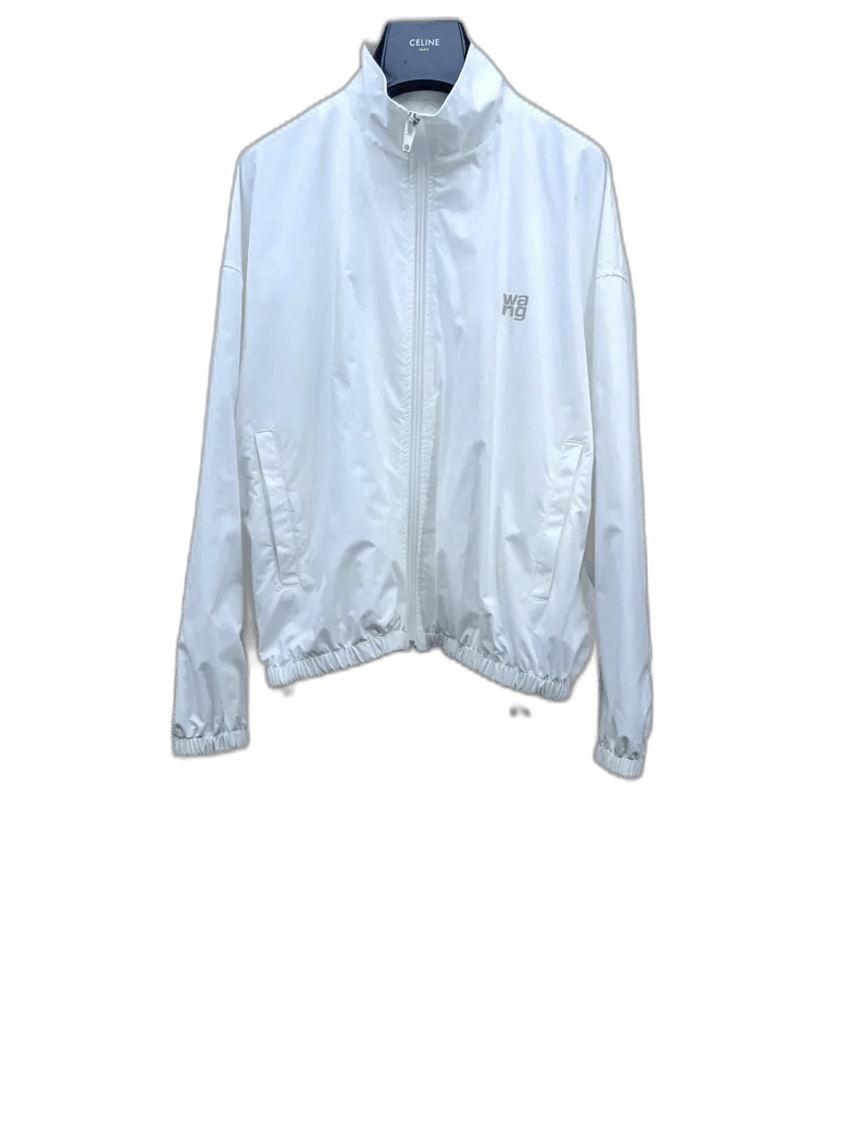 Alexander Wang Alexander Wang White Casual Windbreaker Jacket Size XXS / US 00 / IT 34 - 1 Thumbnail