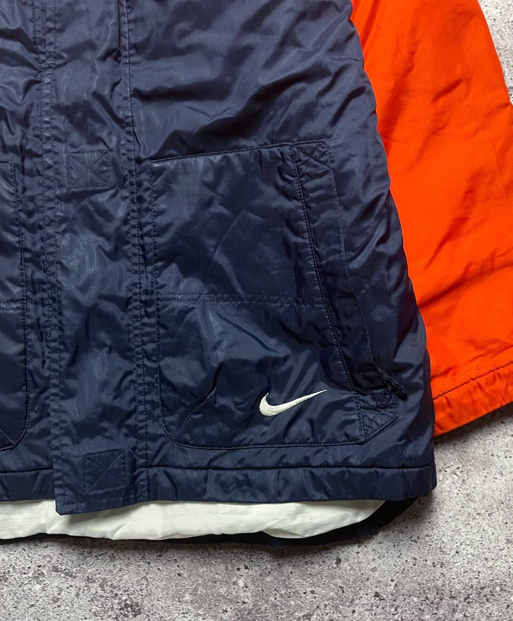 Nike × Vintage Vintage Nike parka down jacket 90s y2k Size US L / EU 52-54 / 3 - 3 Thumbnail