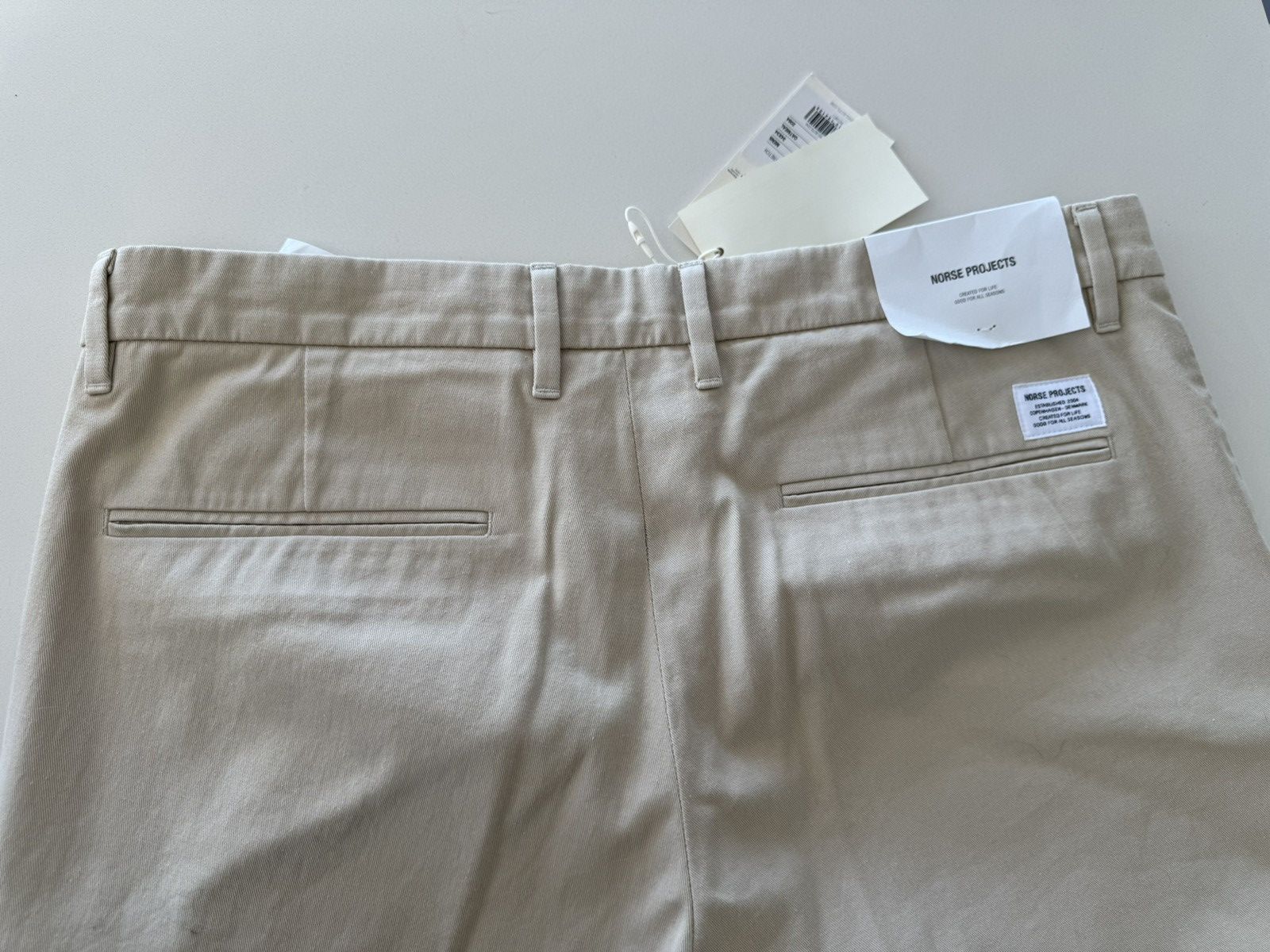Norse Projects Norse Projects Aros Regular Light Stretch Oatmeal 34 Size US 34 / EU 50 - 9 Thumbnail