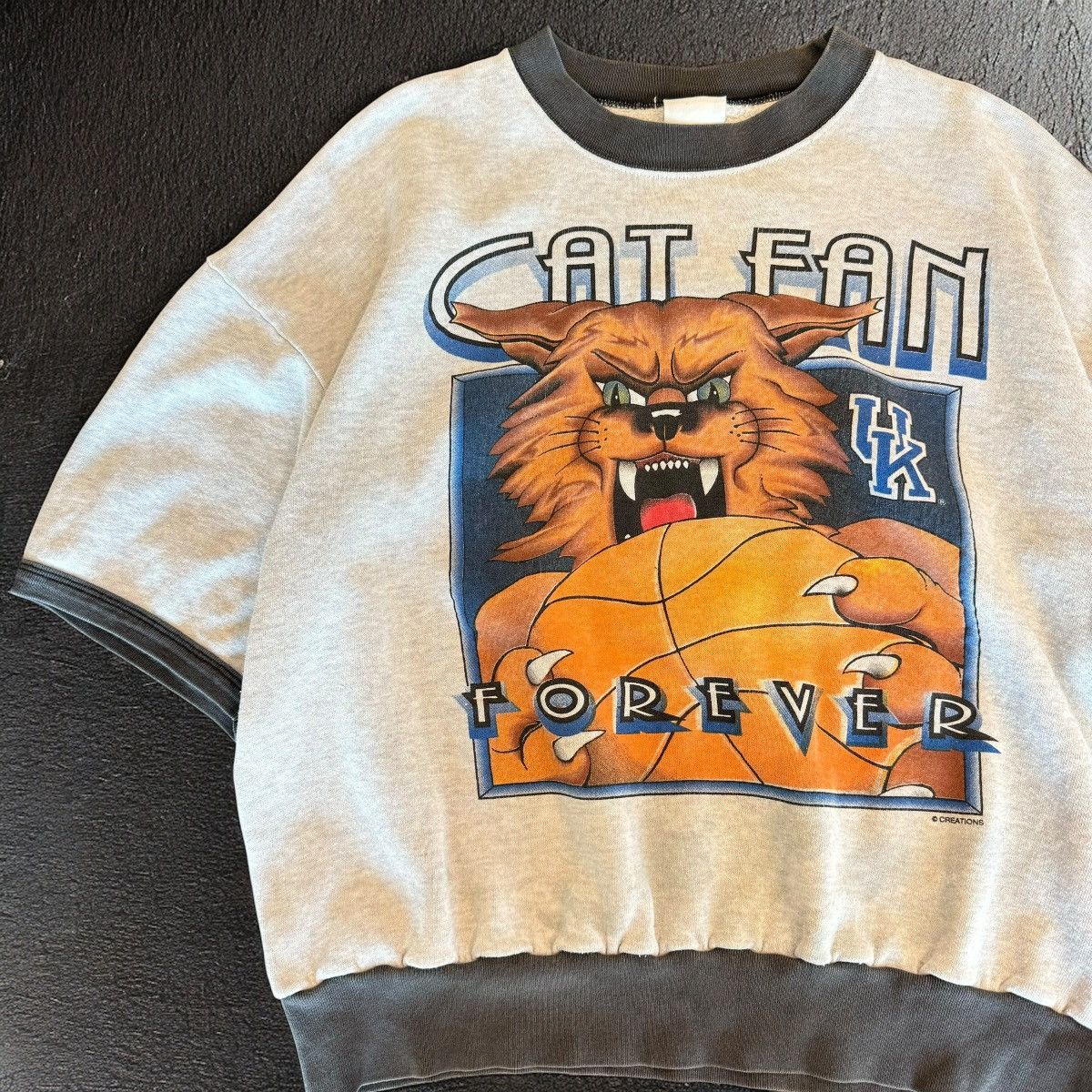NCAA × Vintage Vintage 90s Kentucky Wildcats Basketball Sweatshirt Size US L / EU 52-54 / 3 - 2 Thumbnail