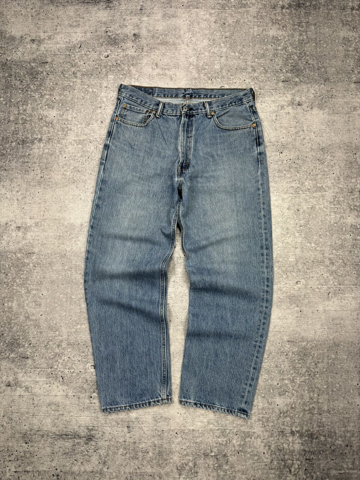 Levi's × Levi's Vintage Clothing × Vintage Vintage Levi’s 550 501 Blue Stonewashed Denim Jeans Trousers Size US 36 / EU 52 - 1 Thumbnail