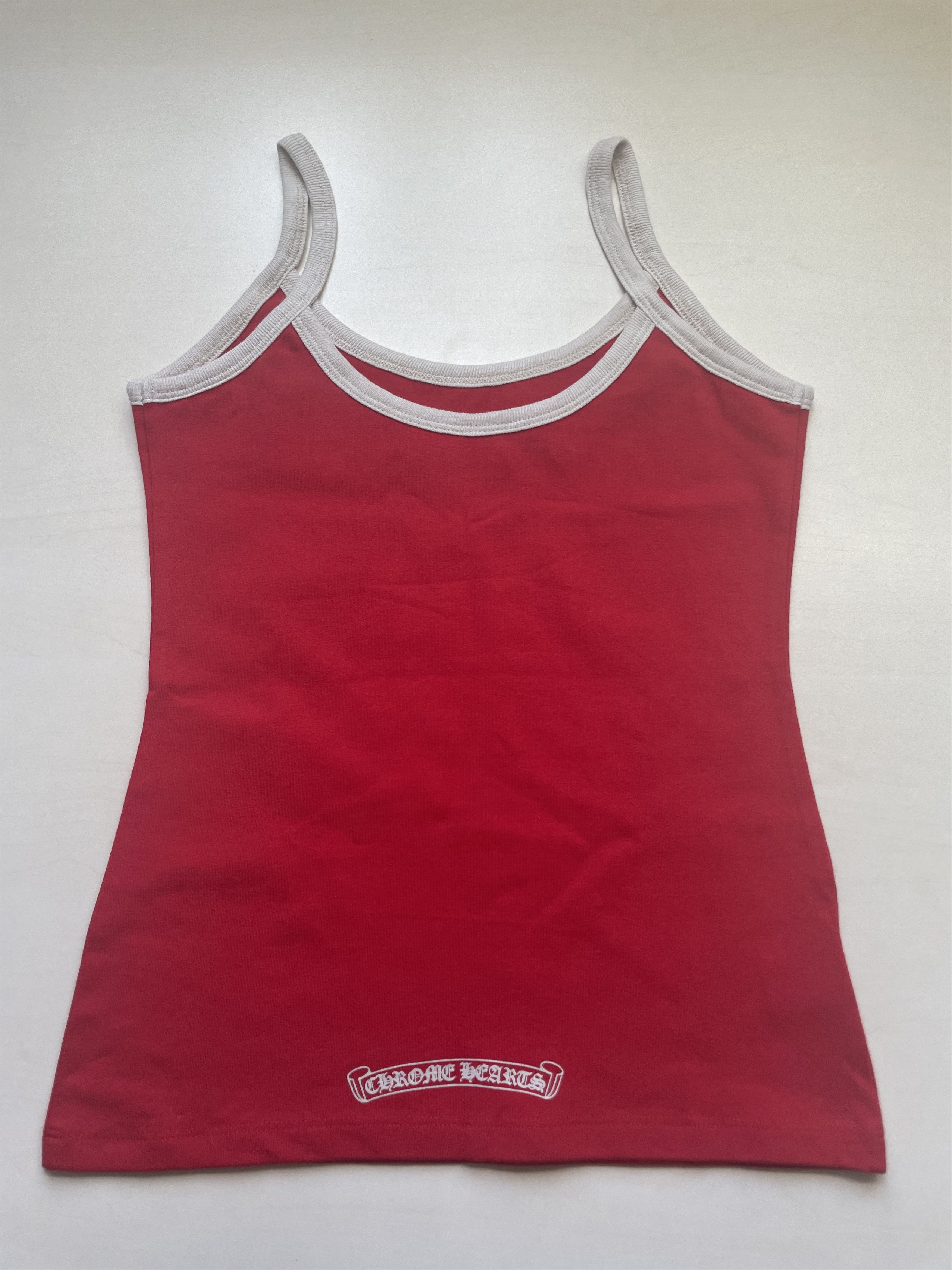Chrome Hearts Chrome Hearts Red＆White Horseshoe Logo Tank top Size M / US 6-8 / IT 42-44 - 4 Thumbnail