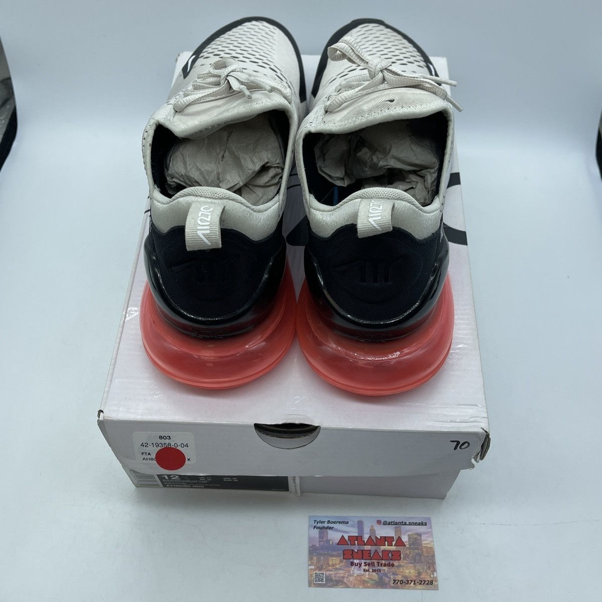 Nike Air max 270 light bone Size US 12 / EU 45 - 6 Thumbnail