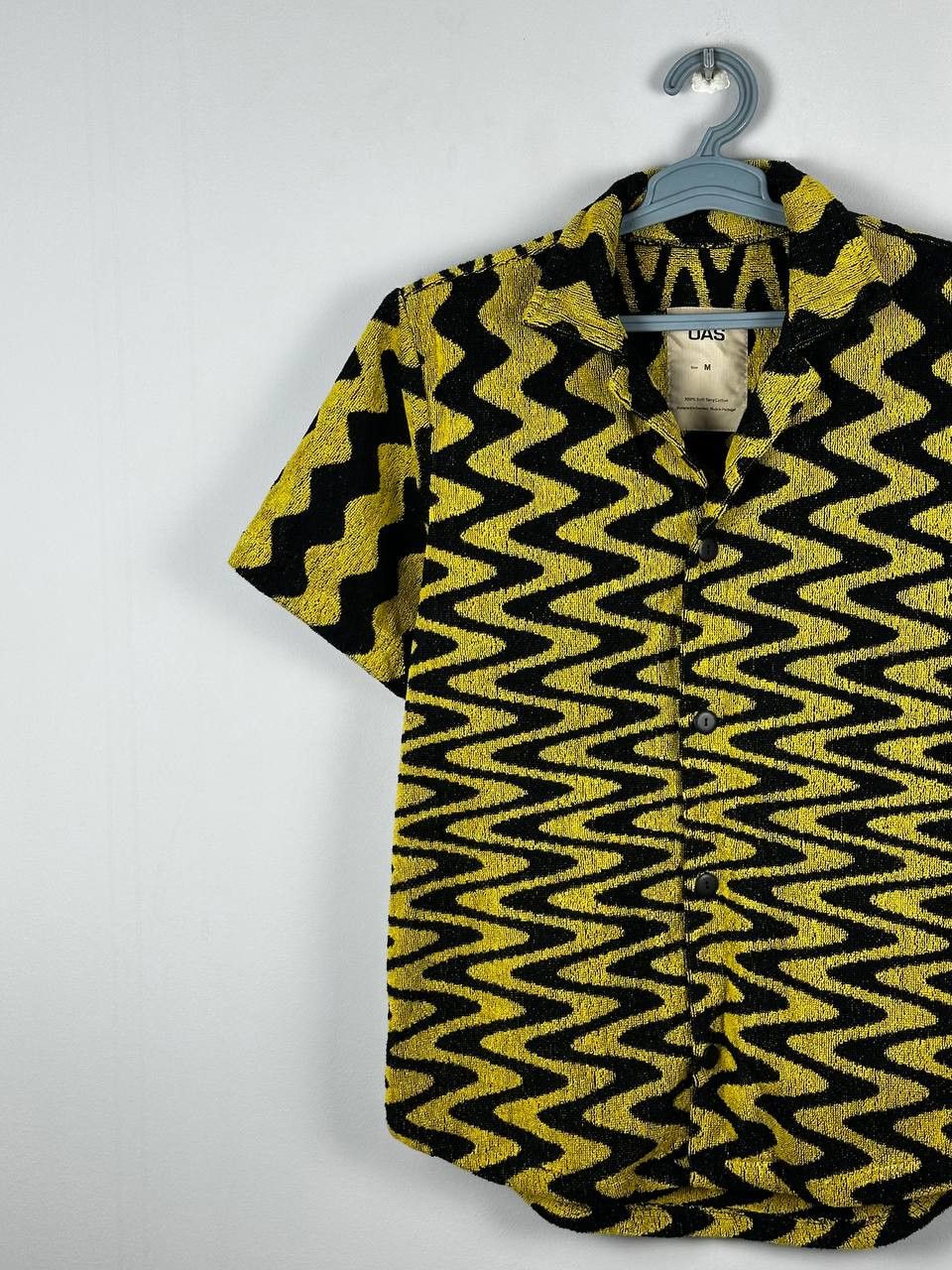 OAS OAS Wavy Cuba Soft Terry Cotton Shirt Camp Collar Size US M / EU 48-50 / 2 - 2 Thumbnail
