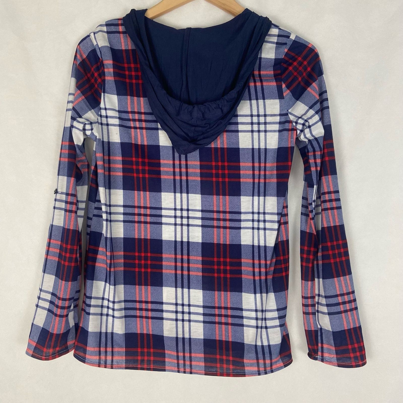 Other NWT Notations Juniors Button Up Hooded Shirt Size Medium Size M / US 6-8 / IT 42-44 - 13 Thumbnail