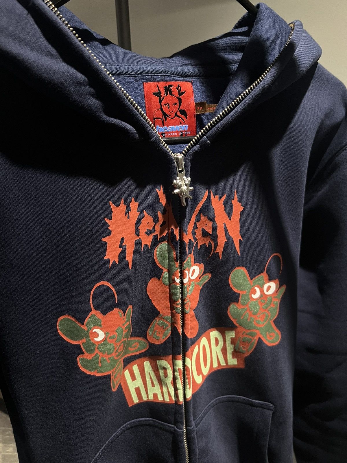 heaven by marc jacobs zipトレーナー Marc Jacobs Runway Cropped Zip Up Hoodie With Heaven Brand