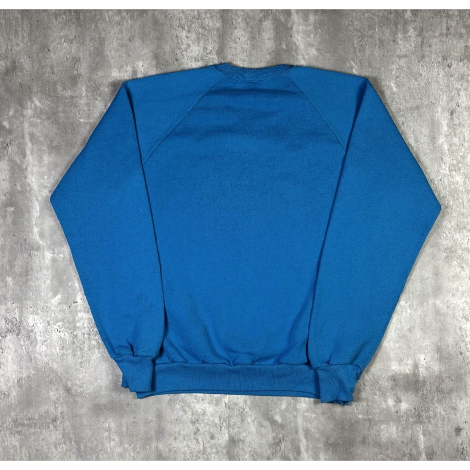 Jerzees VINTAGE Central Market York Sweatshirt Raglan Adult Large Blue 80s Nike? Size US L / EU 52-54 / 3 - 2 Thumbnail