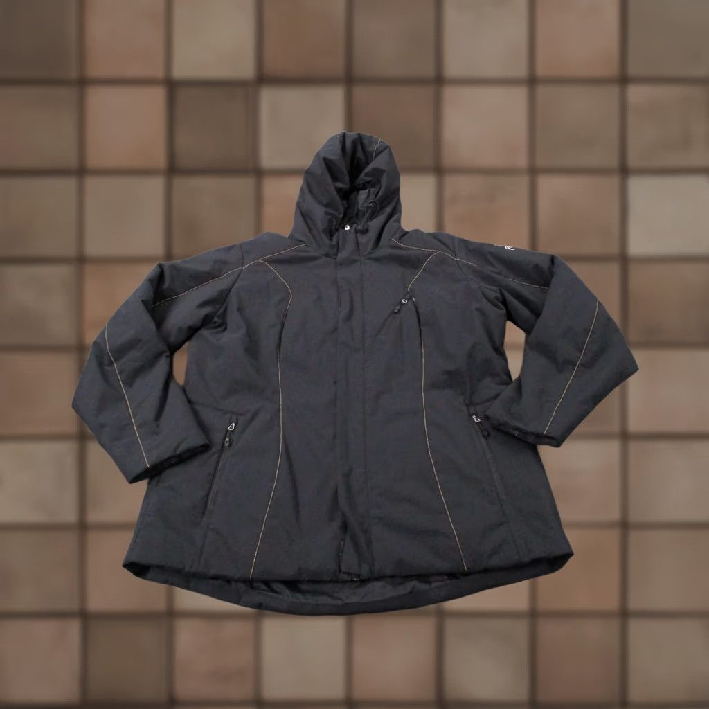 Spyder Spyder Jacket Women's XL Black Rain Coat Outdoors Hiking Logo Zip Pockets Windbreaker Insulated Size XL / US 12-14 / IT 48-50 - 1 Thumbnail