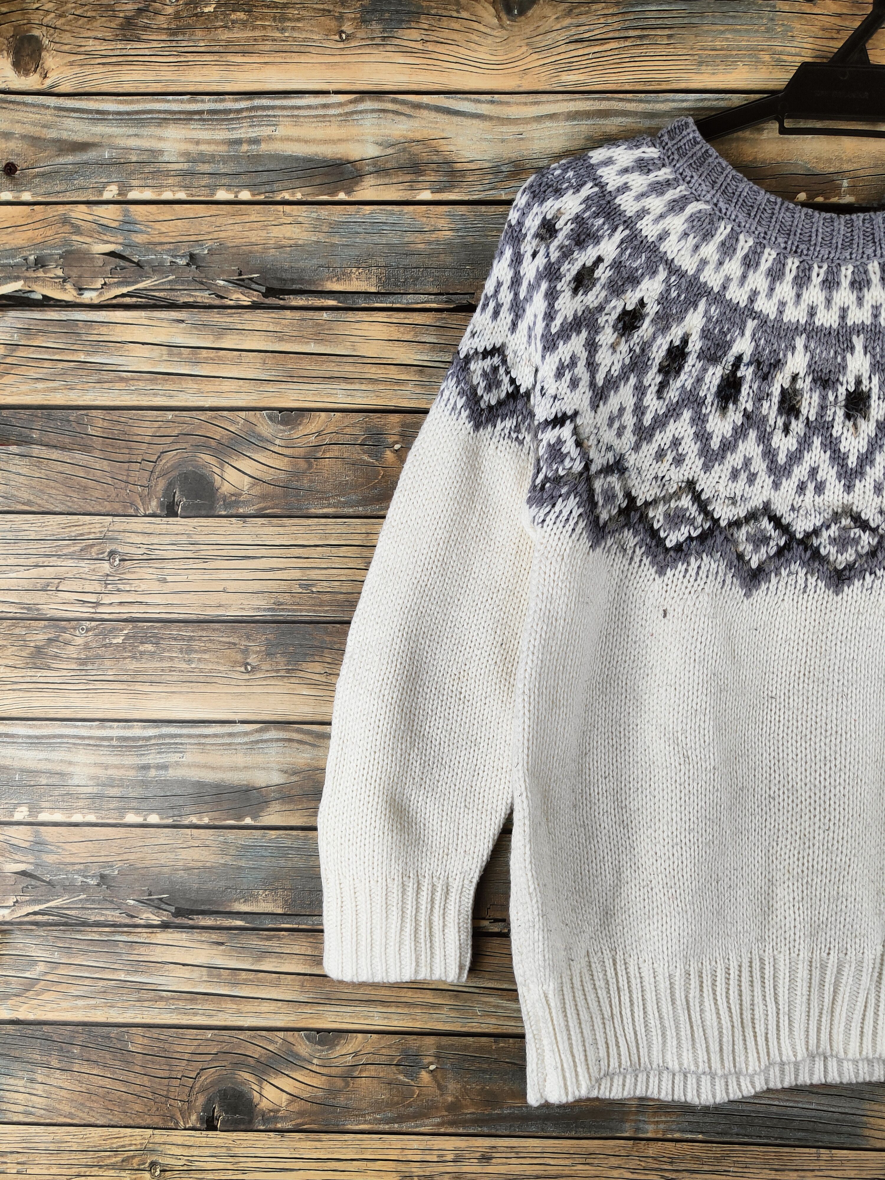 Japanese Brand DL Studio Clip Cream Gray Knitwear Sweatshirts #46-425 Size M / US 6-8 / IT 42-44 - 3 Thumbnail