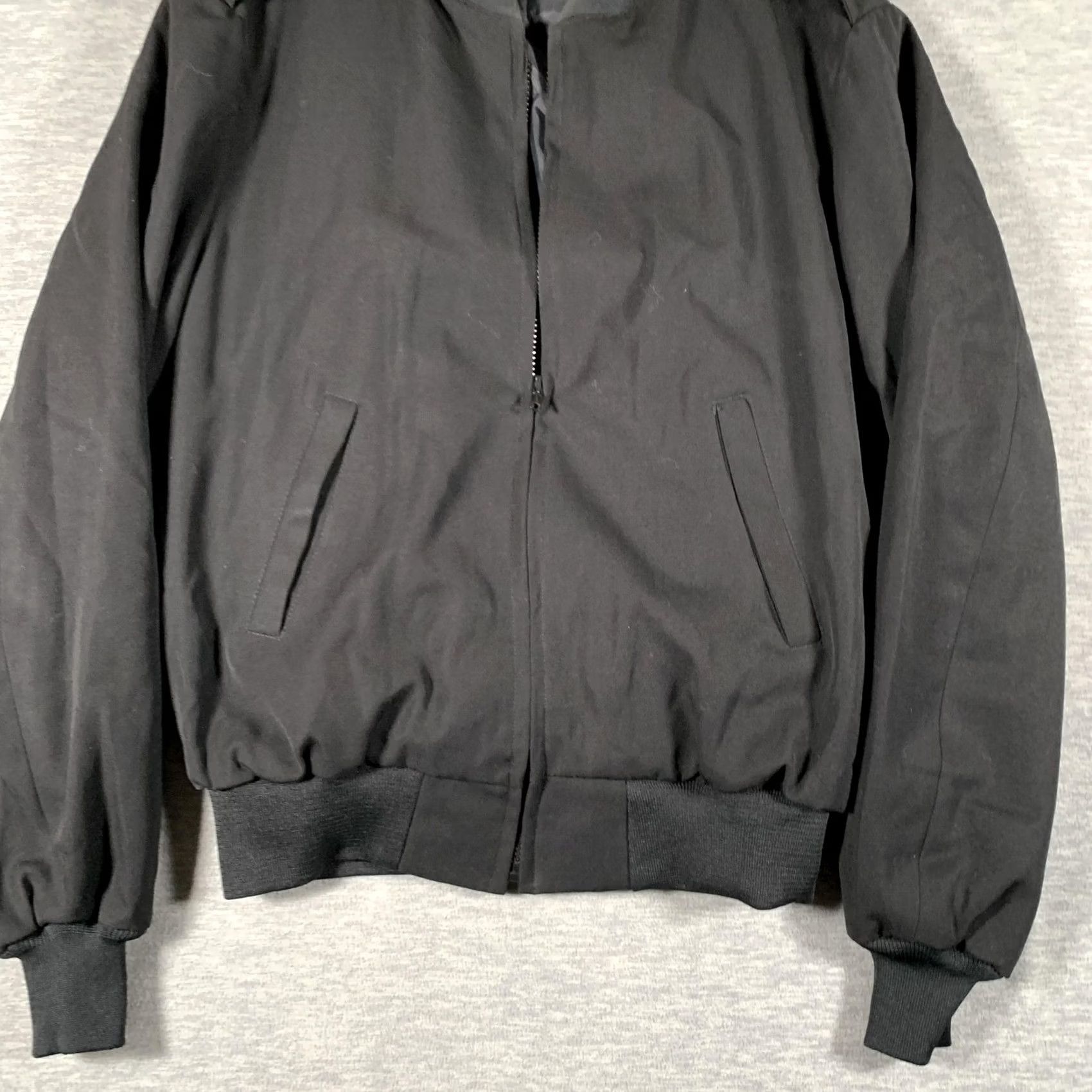 Vintage PATRIOT Jacket Mens 40 Regular Black Windbreaker Bomber Removable Liner Size US XXS / EU 40 - 3 Thumbnail