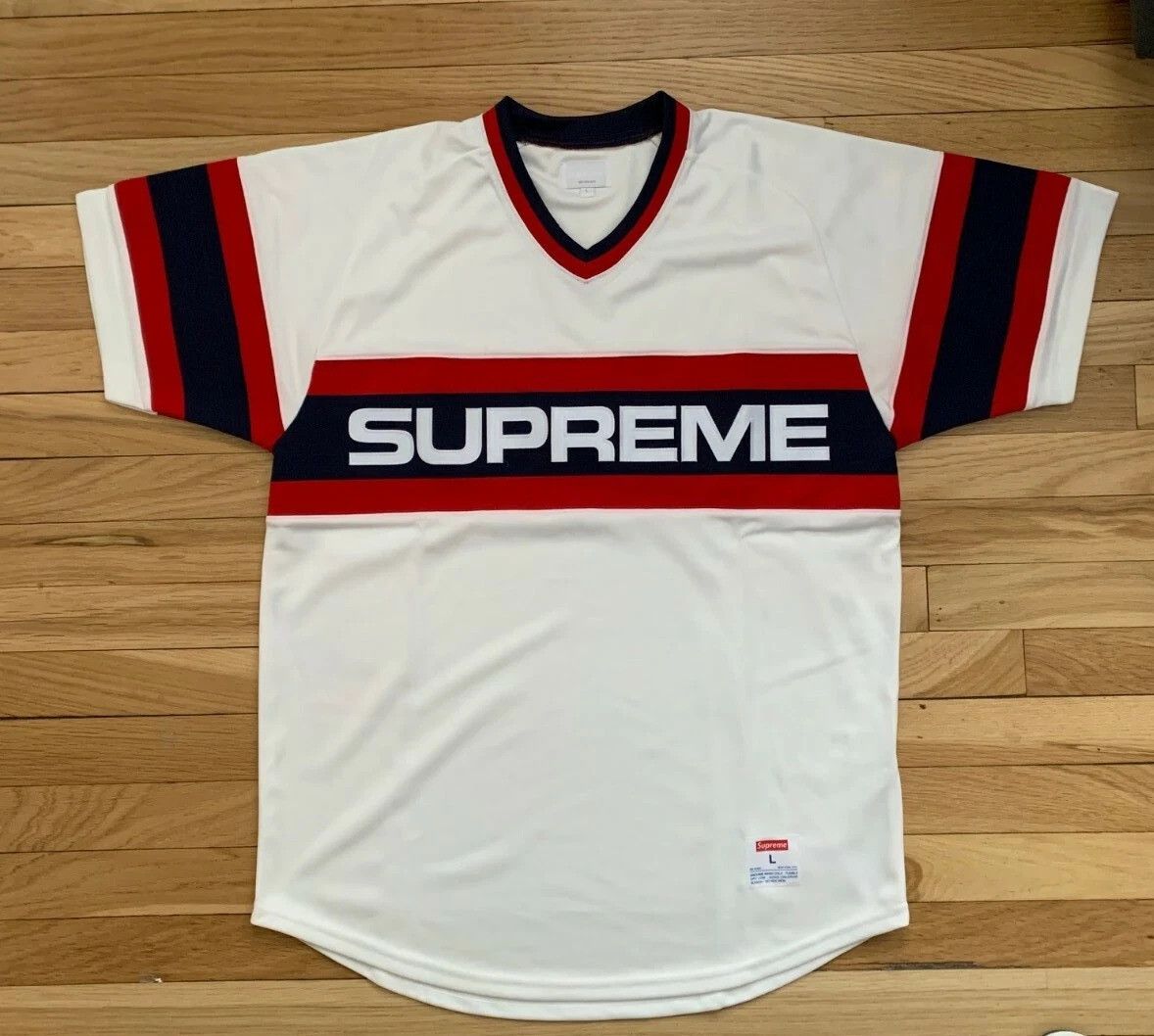 Supreme Supreme Retro Chicago White Sox Baseball Jersey Large Size US L / EU 52-54 / 3 - 1 Thumbnail