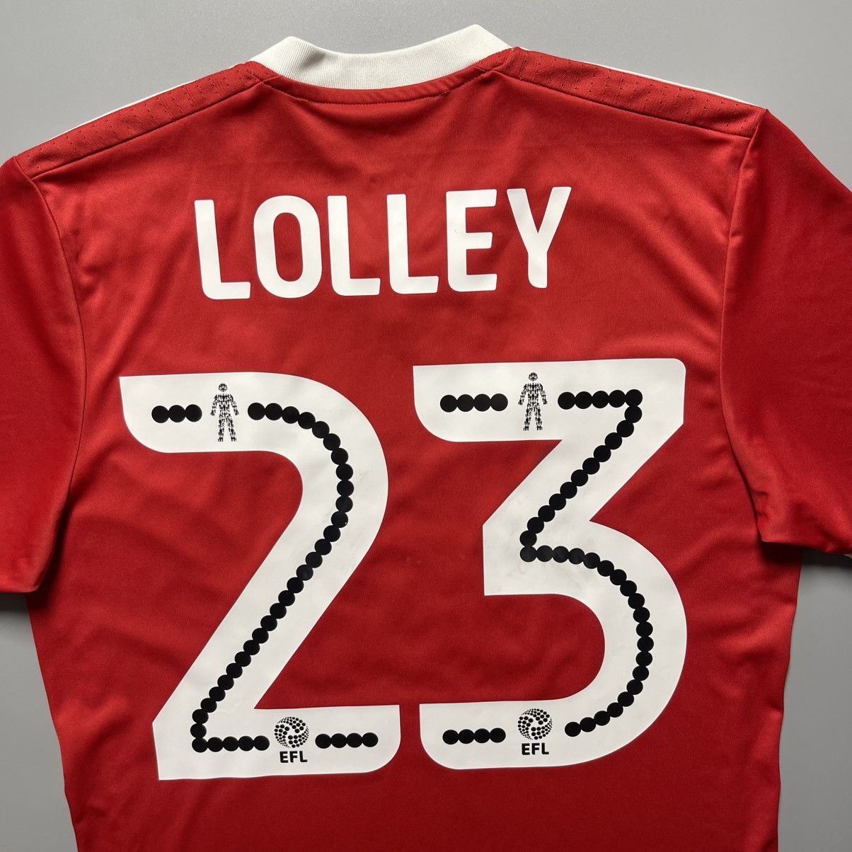 Adidas × Vintage NOTTINGHAM FORREST ADIDAS 2017/2018 HOME JERSEY #23 LOLLEY Size US S / EU 44-46 / 1 - 9 Thumbnail